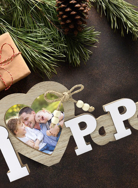 跨境新品木质婚礼英文字