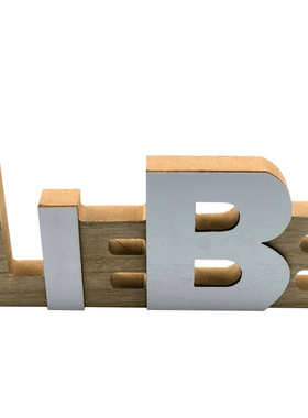 跨境婚礼新品木质英文字