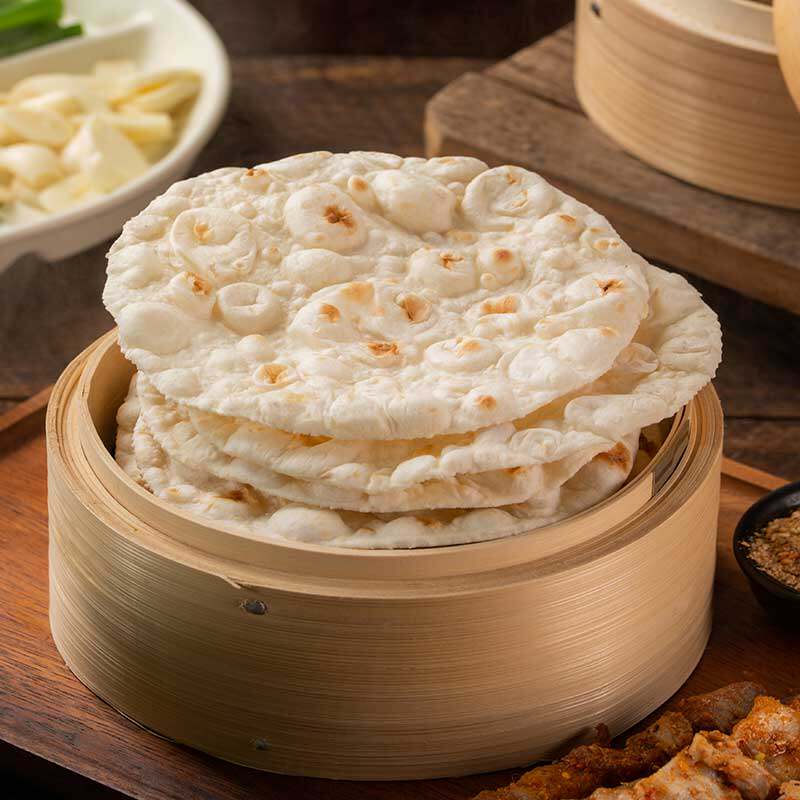 淄博烧烤小饼专用饼网红白皮小饼山东特产手工商用批发卷饼炸串饼