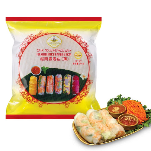 低脂透明春卷皮透明米纸卷健身水晶薄果蔬卷吃各种春卷太得劲了-图2