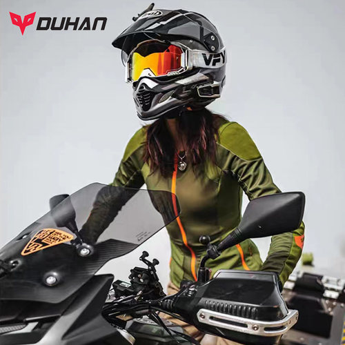杜汉护甲衣夏季透气男女机车防摔内穿护具气流服越野摩托车骑行服 - 图2