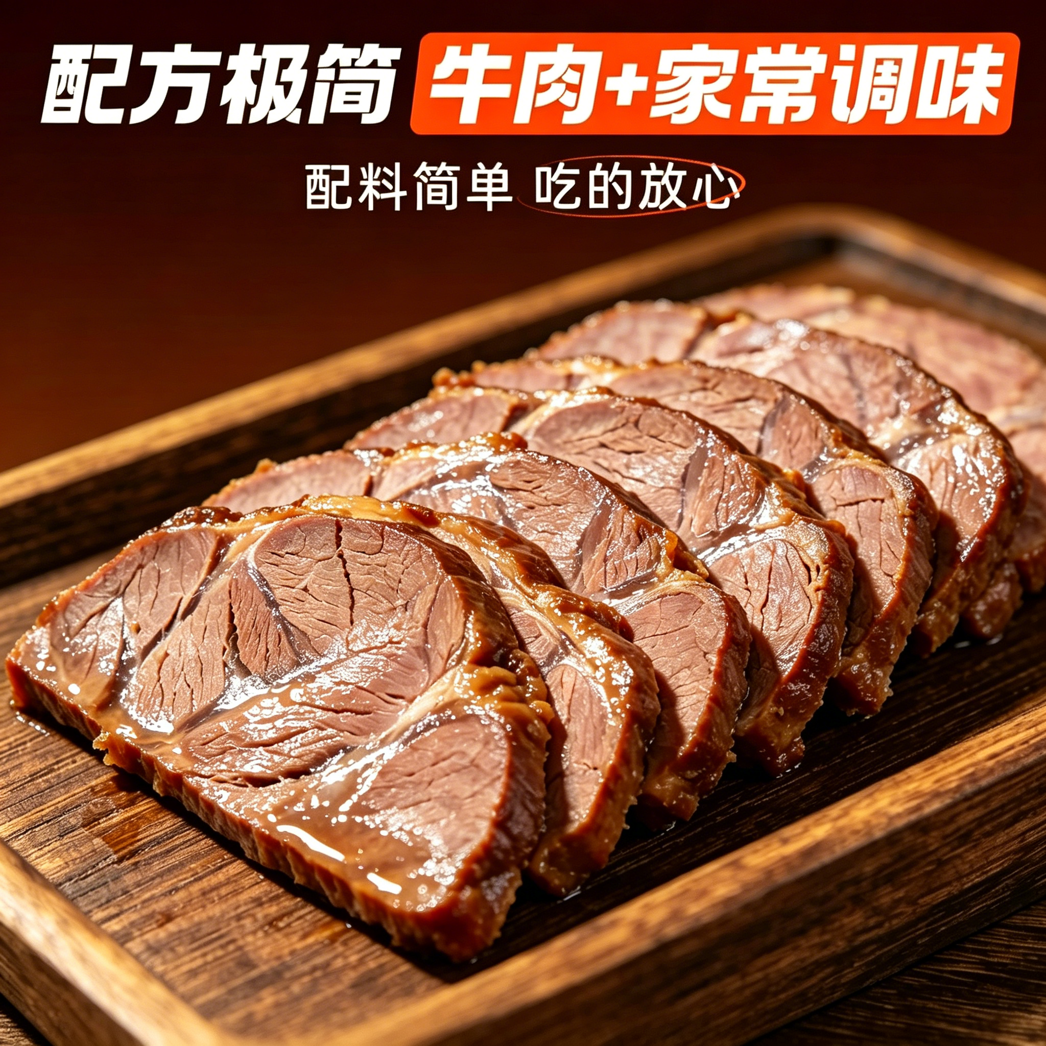 酱牛肉开袋即食卤味熟食低减卡脂肥健身代餐卤牛肉干主食解馋零食