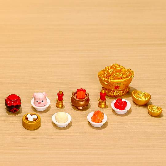 欢喜小神仙摆件创意文曲星妈祖公仔装饰品办公室桌面财神手办礼物