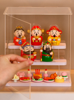 福喜五路财神爷家居办公桌面摆件