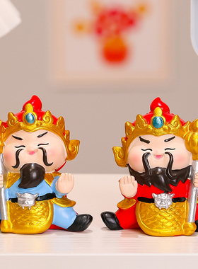 国潮小门神家居桌面装饰小摆件