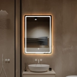 Умное индукционное сенсорное зеркало для ванной комнаты, светодиодная светодиодная лента, комнатный светильник, легкий роскошный стиль, делается под заказ