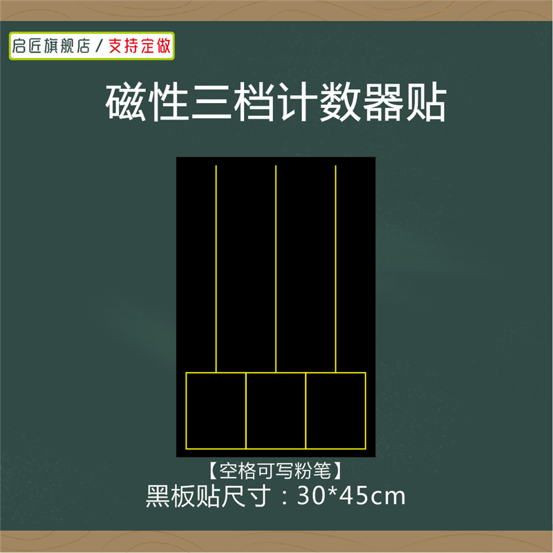 磁性计数器数位顺序表个十百千万小学数学万以内数的认识一二年级磁力贴小黑板贴教师用教具教学用品磁贴式 - 图2