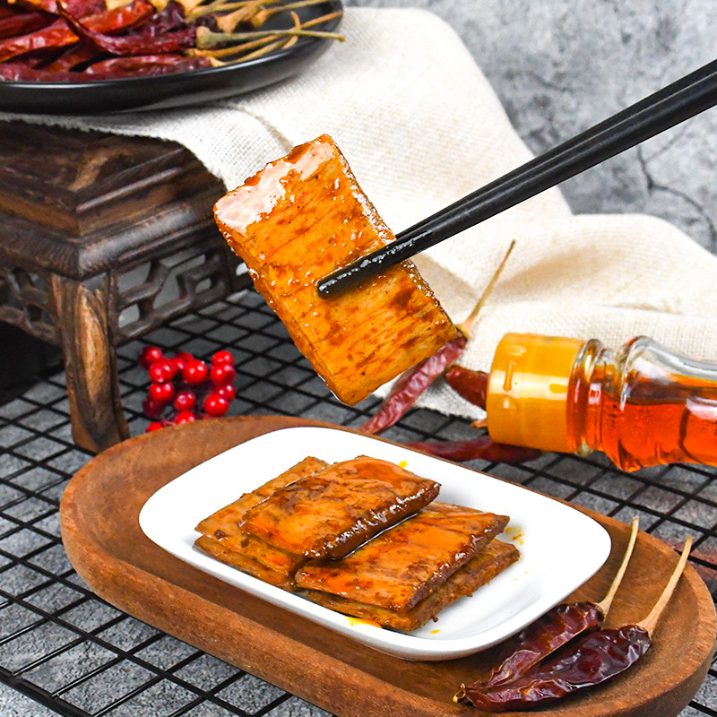 麦小呆9号素肉手撕牛排追剧休闲零食网红辣味小吃豆干旗舰店同款