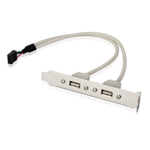 USB扩展线主板机箱pci槽后置2口4口USB2.0线 9针转外置面板USB3.0 - 图3