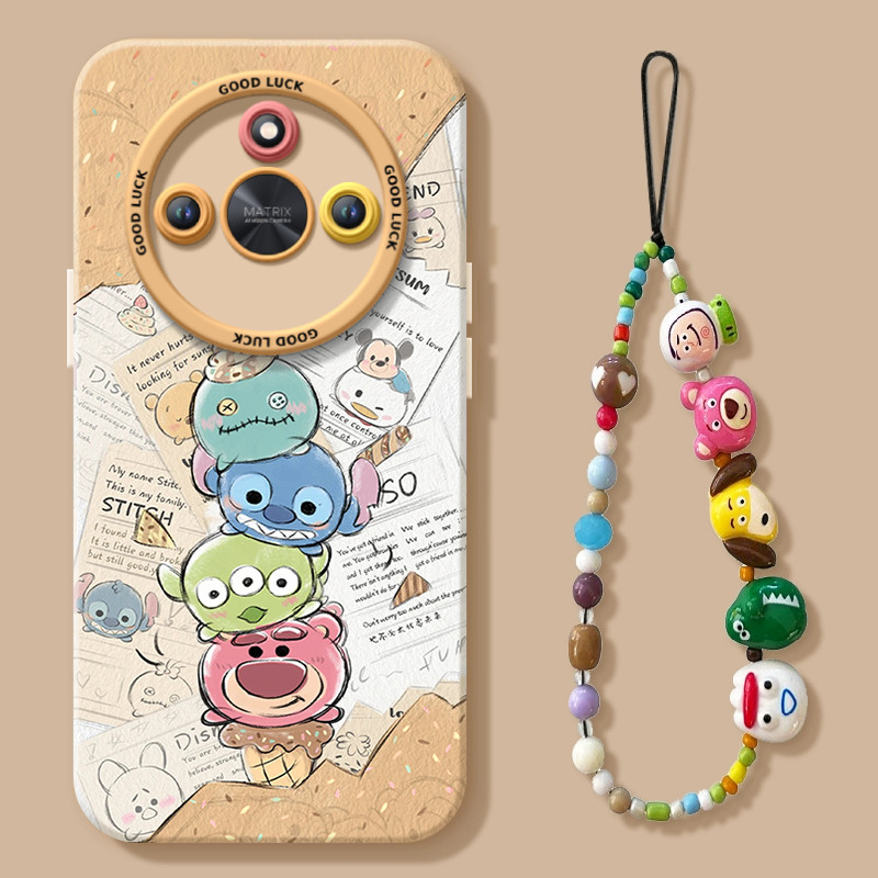 雪糕迪士尼适用荣耀X50手机壳X60竞速版X50pro套x5o叉x30液态硅胶保护honor华为全包x20se新款x40镜头i - 图1