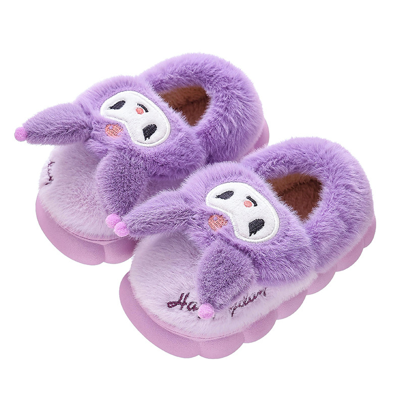 儿童棉鞋秋冬季女童卡通室内居家鞋中大童保暖亲子宝宝包跟棉拖鞋,淘宝优惠券,粉丝福利购,淘宝优惠卷