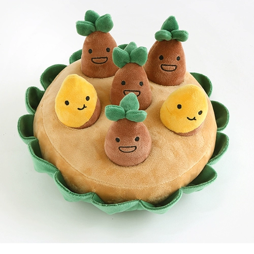 Собака -игрушка милый картофельный пахнет скрытый головоломка головоломка, маленькая собачья плюшевая uninc