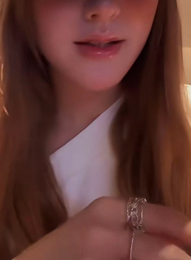 赵露思同款镂空戒指时尚精致小众设计感指环高级轻奢气质食指戒