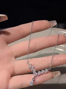 小众清新风百搭锁骨链高级感吊坠