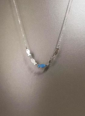 韩版流行项链可爱小猫咪吊坠锁骨链创意设计时尚潮流百搭吊坠