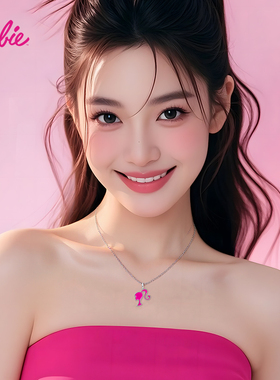 项链女银珐琅款饰品锁骨链首饰