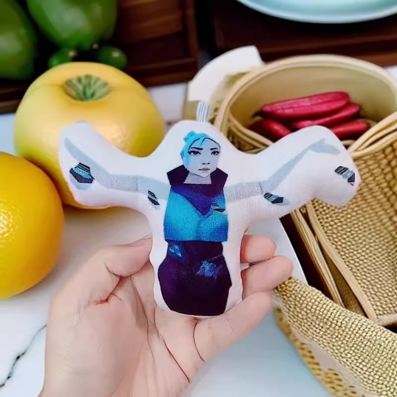 捷风语音挂件邦邦邦邦按压可发声玩偶无畏契约周边毛绒钥匙扣礼物 - 图1