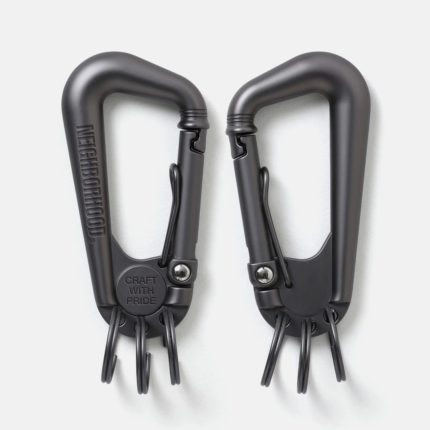 NEIGHBORHOOD CARABINER KEYHOLDER多功能锌合金挂件钥匙扣登山扣 - 图2