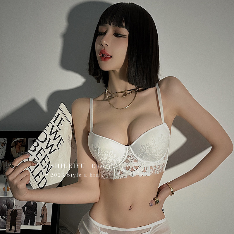 调整型蕾丝女收副乳防下垂性感文胸 诗蕾语文胸