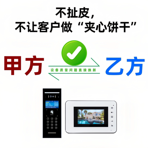 奥硕天无线楼宇可视对讲门铃安防系统智能智慧社区手机远程云门禁 - 图3