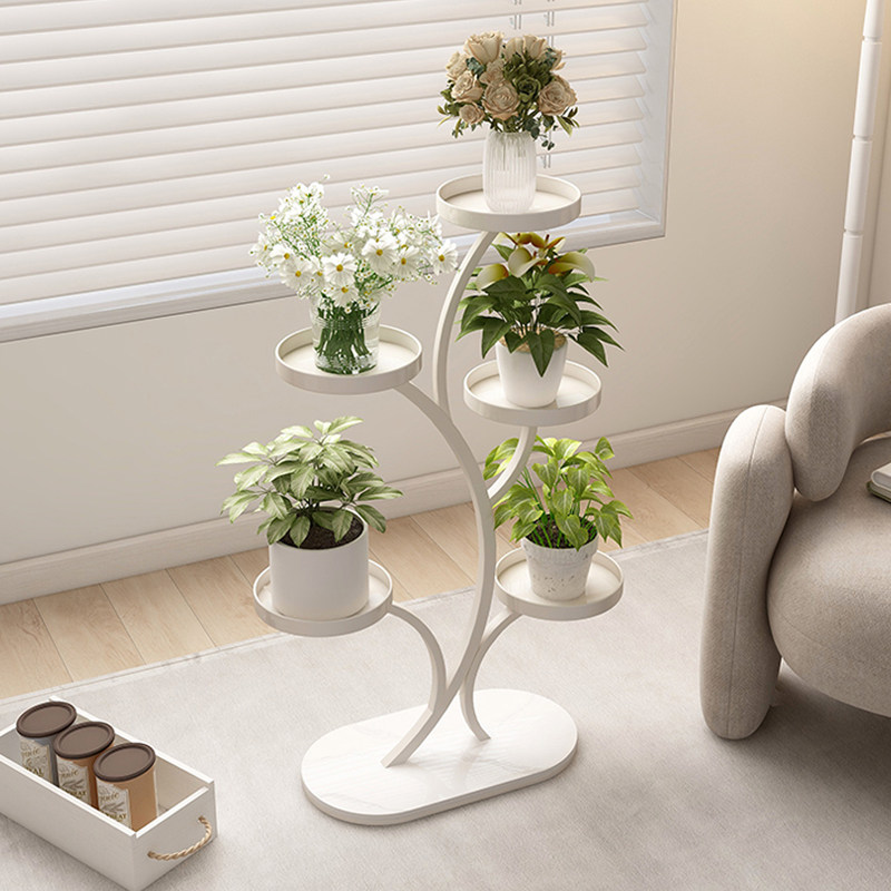 花架子客厅落地式家用多层花架阳台盆栽置物架可移动铁艺花盆托架,淘宝优惠券,粉丝福利购,淘宝优惠卷