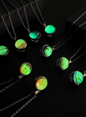 小众学生球星创意亚文化古宫星月古着装饰宫廷行星项链男女生