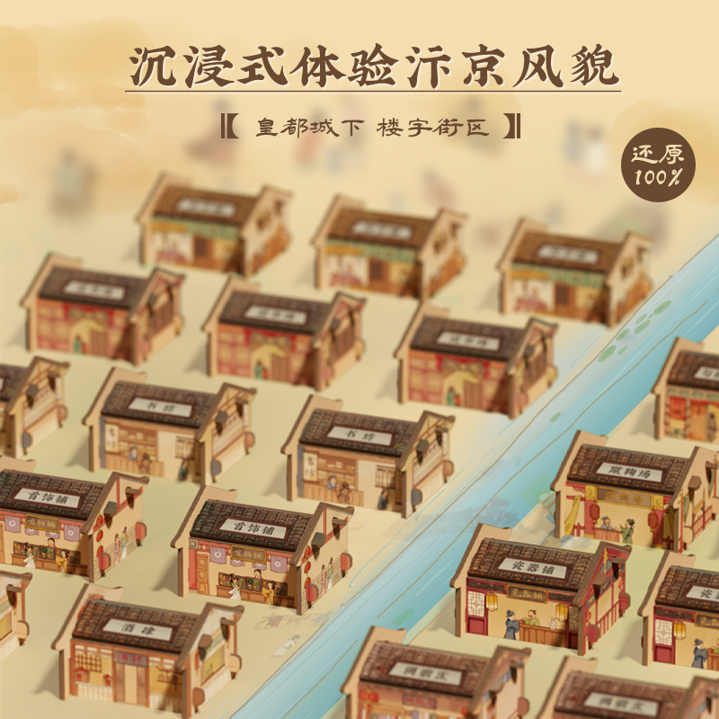 【新品】yaofish大宋百商图宋朝玩具 yaofish鳐鳐鱼儿童桌面游戏类
