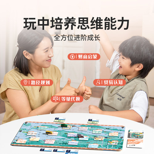 Yaofish鳐鳐鱼千年丝路纵横东南亚儿童桌游棋益智玩具生日礼物7+ - 图2