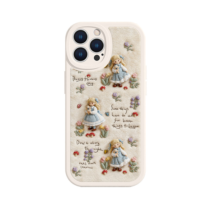 适用苹果17小羊皮手机壳16promax毛绒女孩iPhone15毛茸茸13mini可爱14plus田园风12女款11卡通xr新款xs/8全包,淘宝优惠券,粉丝福利购,淘宝优惠卷