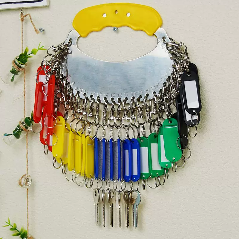 Keychain stainless steel for keys, storage system