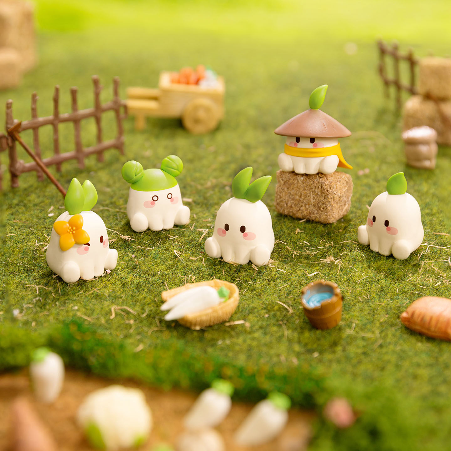 桃源深处有人家 蹲蹲系列萌粒盲袋q版小手办桌面摆件盲盒游戏周边,淘宝优惠券,粉丝福利购,淘宝优惠卷