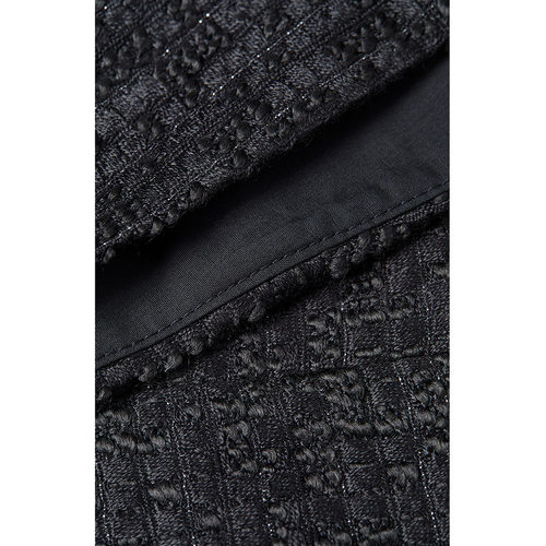 小香风无袖连衣裙 ochirly欧时力2024新款春装方领气质显瘦A字裙 - 图2