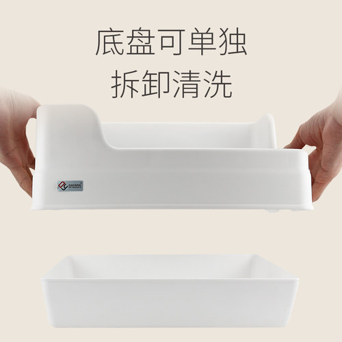 达洋直营 新款分体式大号兔子厕所防溢防掀翻双固定尿盆屎盆用品 - 图1