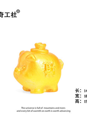 抱只小金猪回家发财咯！