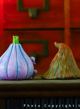 变异的吸血鬼大蒜女巫帽子