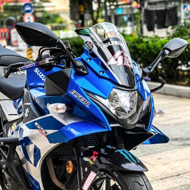 适用铃木GSX250R改装定风翼 扰流竞技定风翼新款定风翼导流罩配件 - 图2