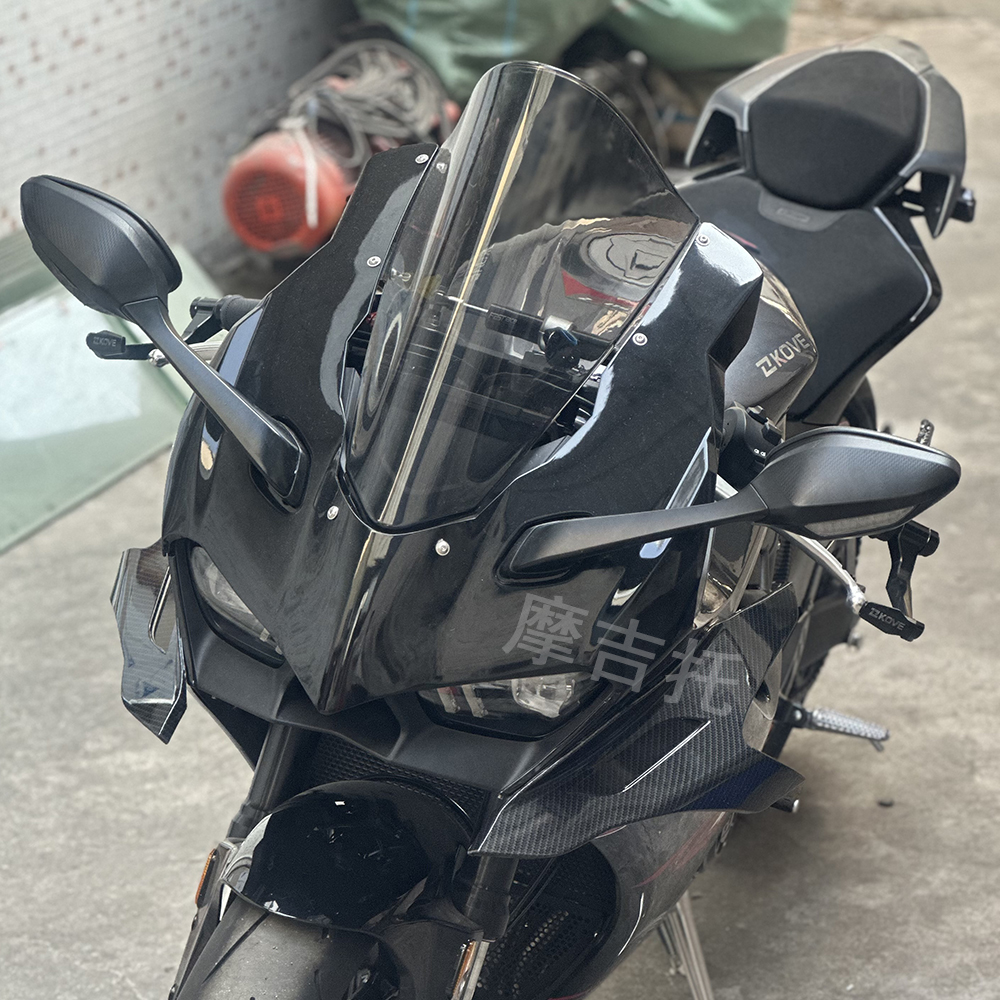 适用凯越450rr改装定风翼 竞技侧风刀 加大导流罩无损安装 配件 - 图3