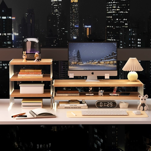 Высокий ноутбук, ЖК-дисплей, акриловая настольная трубка, высокая клавиатура, опорная рама, система хранения