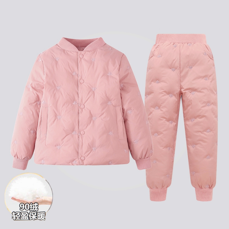 校服神器儿童羽绒棉服中大童男厚棉袄宝宝小童内胆女加绒棉衣冬季