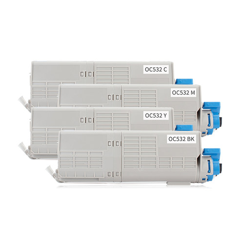 亿讯适用OKI C532dn碳粉盒oki C542dn C532激光打印机墨粉盒OKI MC563dn MC573dnw粉盒硒鼓可打印医疗胶片-图0