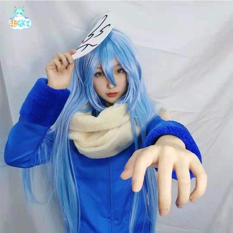 关于我转生变成史莱姆这档事cos服萌王利姆露魔王cosplay假发套装-图2