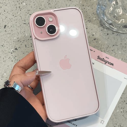 适用iphone17手机壳ins风小众高颜值简约透明软硅胶软边高级感适用苹果16iPhone15promax简约14/13保护套12 - 图3