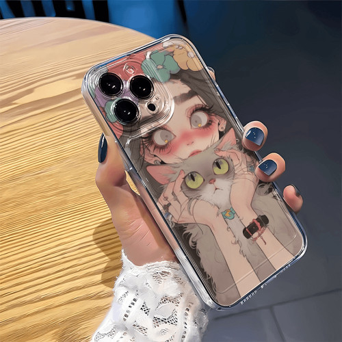 仙女猫女孩适用VIVO s50/30Pro mini手机壳vivo超火S20/19爆款S18/17/16/15/12/10透明Pro软y500T2X保护套 - 图3