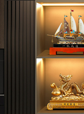 招财生肖龙客厅办公室摆件