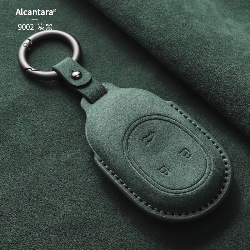 适用于蔚来钥匙包ES7 ET5 ET7 ES6 EC6 ES8全包钥匙套翻毛皮壳 - 图2