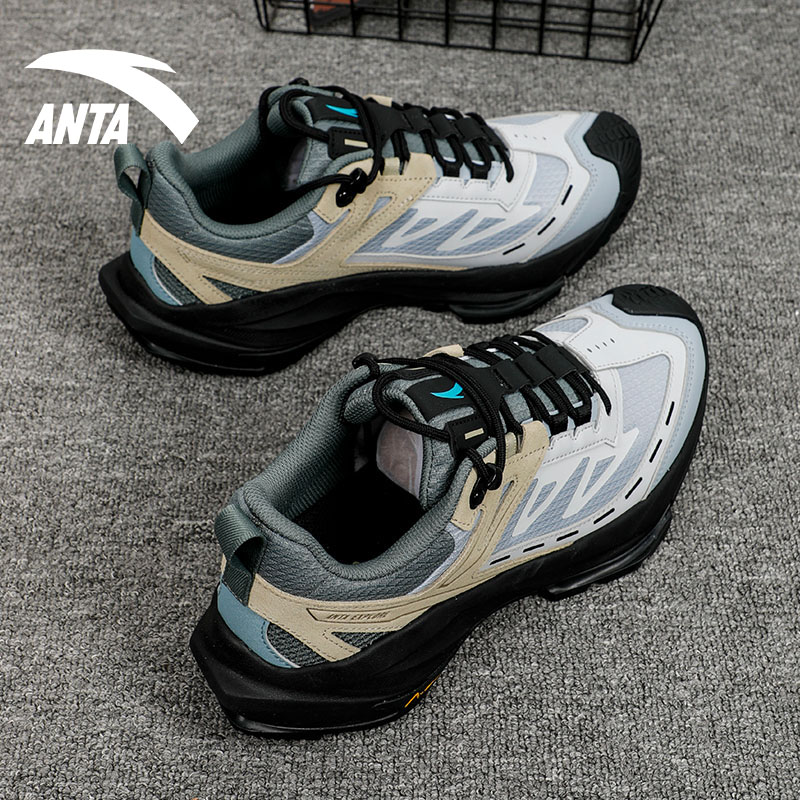 安踏探踪防泼水专业户外登山徒步鞋春秋新款男鞋耐磨越野跑步鞋子 - 图3