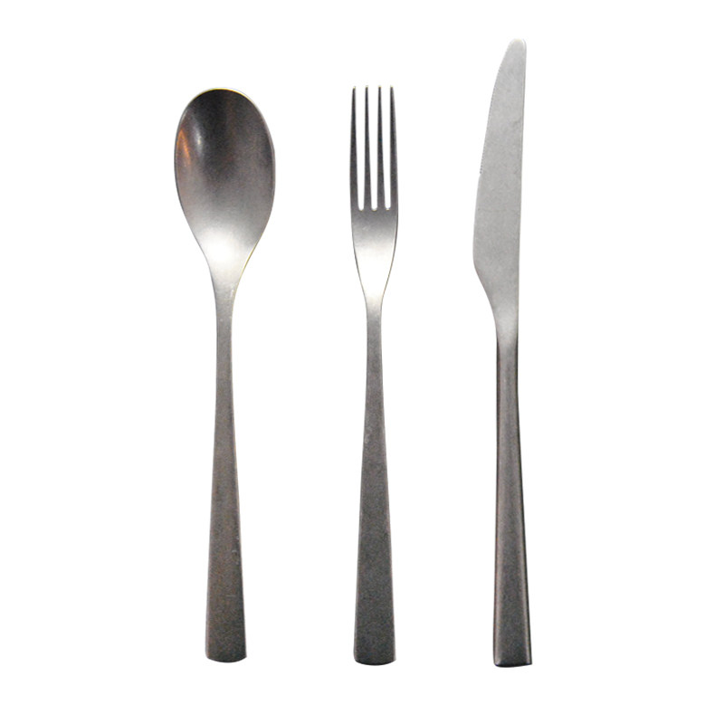 秋和岚匠复古做旧银 牛排刀叉甜品勺咖啡勺水果叉304不锈钢西餐具,淘宝优惠券,粉丝福利购,淘宝优惠卷