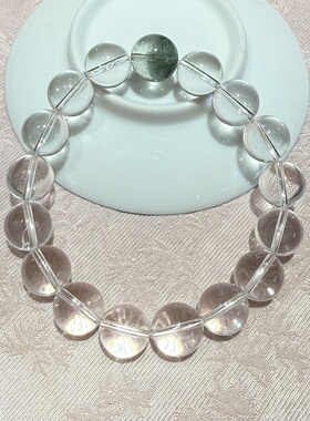 瑞涵琪原创设计天然白水晶手链女款单圈手串情侣礼物专属新新品上