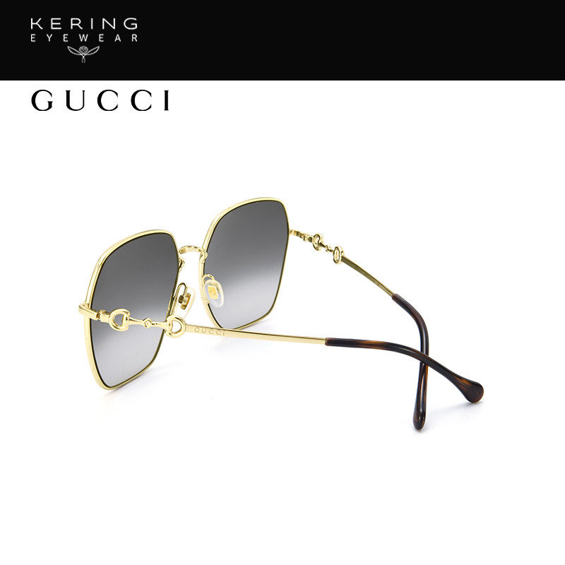 gucci马衔扣系列金属大框开云眼镜 开云眼镜太阳眼镜