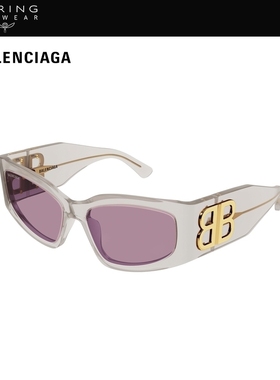 明星同款开云眼镜巴黎世家BALENCIAGA男女同款猫眼太阳镜BB0321S